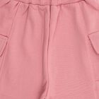 Infants Soft Pink Elastic Waist Cargo Pyjama, Light Pink, small image number null