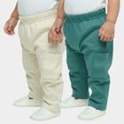 Infants' Multicolour Regular Fit Cargo Pocket Pyjama, Teal Blue, small