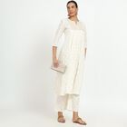 Ladies' Kurta, Off White, small image number null