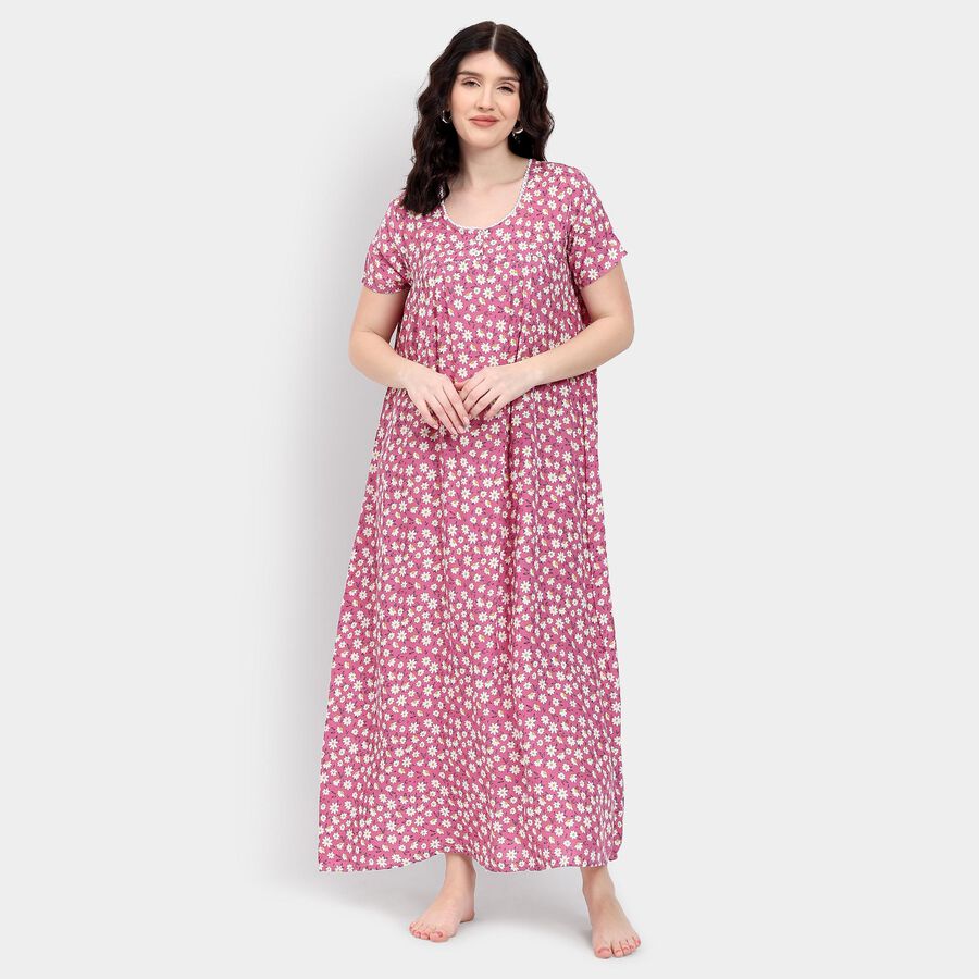 Ladies' Nighty , Pink, large image number null