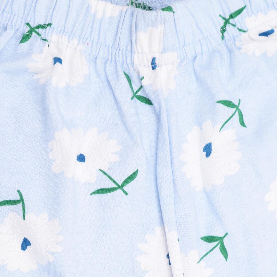 Girls' Pyjama , हल्का नीला, large image number null