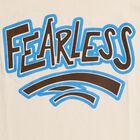 Boys Soft Beige Cotton Crew Neck Casual T-Shirt, Off White, small