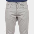 Men's Light Grey Slim Fit Washed Jeans, हल्का ग्रे, small