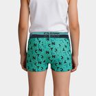 Boys Light Green Regular Fit Printed Briefs, हल्का हरा, small
