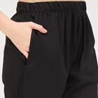 Ladies' 100% Cotton Palazzos, काला, small image number null