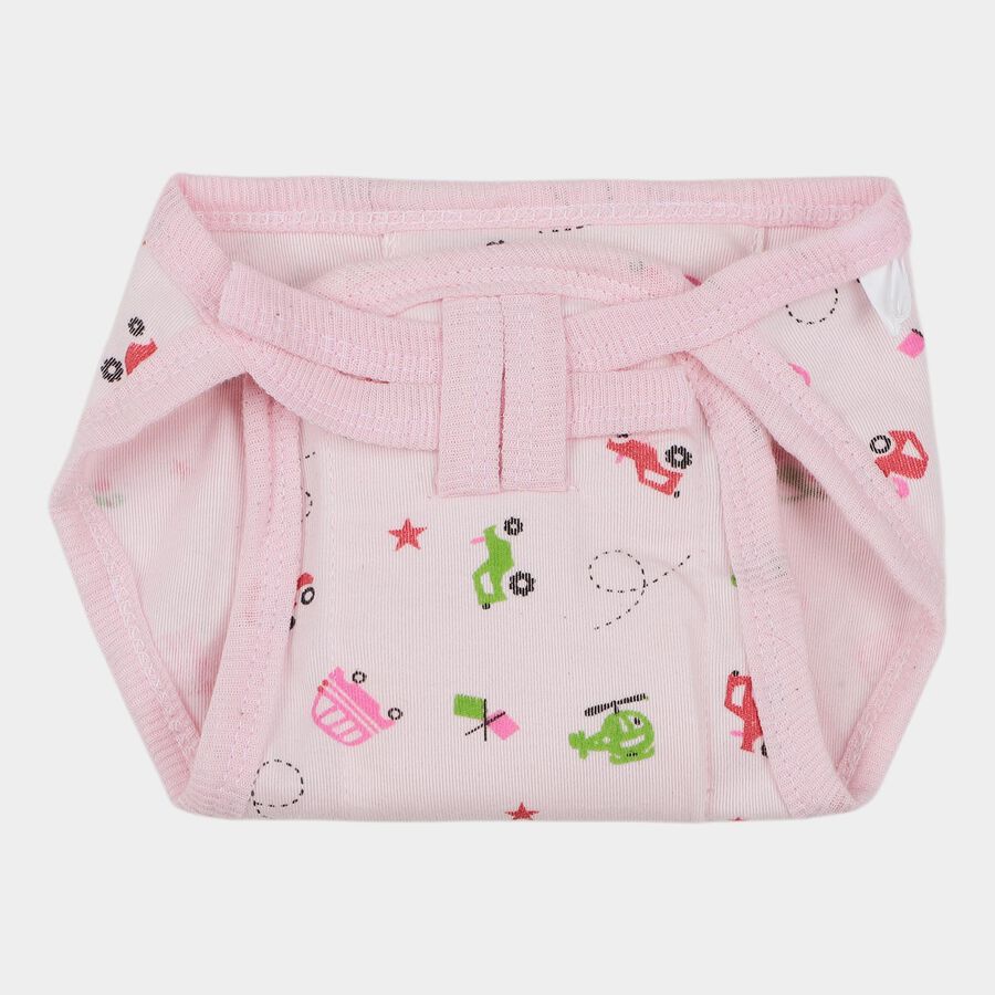 Infants Pink Printed Langot, गुलाबी, large