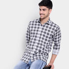 Checks Casual Shirt, Light Grey, small image number null