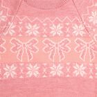 Girls' Soft Pink Crew Neck Knit Pullover, Lilac, small image number null