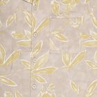 Boys' Muted Beige Cotton Classic Casual Shirt, गहरा पीला, small image number null
