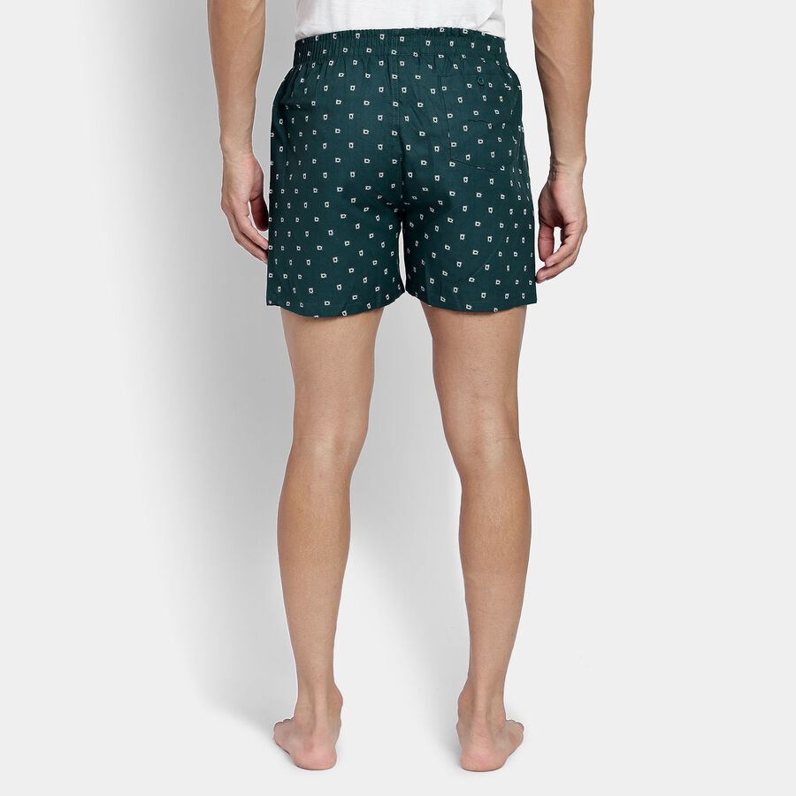 Men's 100% Cotton Boxers, टील ब्लू, large image number null