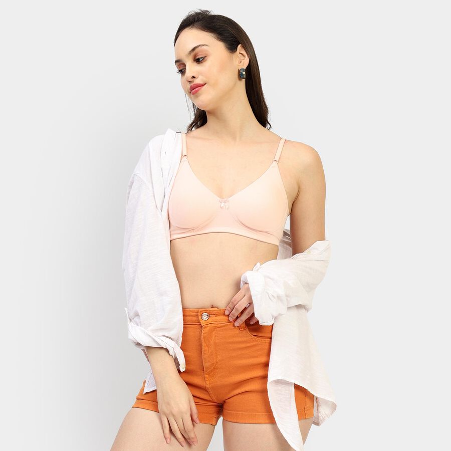 Ladies' Bra , Light Pink, large