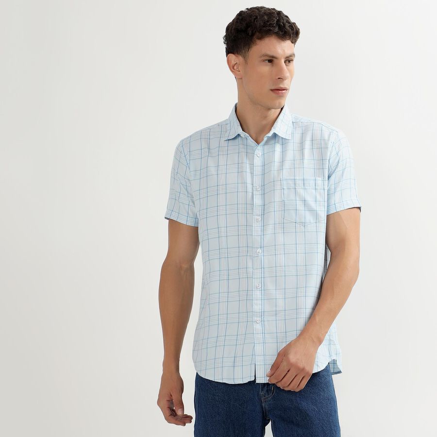 Men's Casual Shirt, Light Blue, large image number null