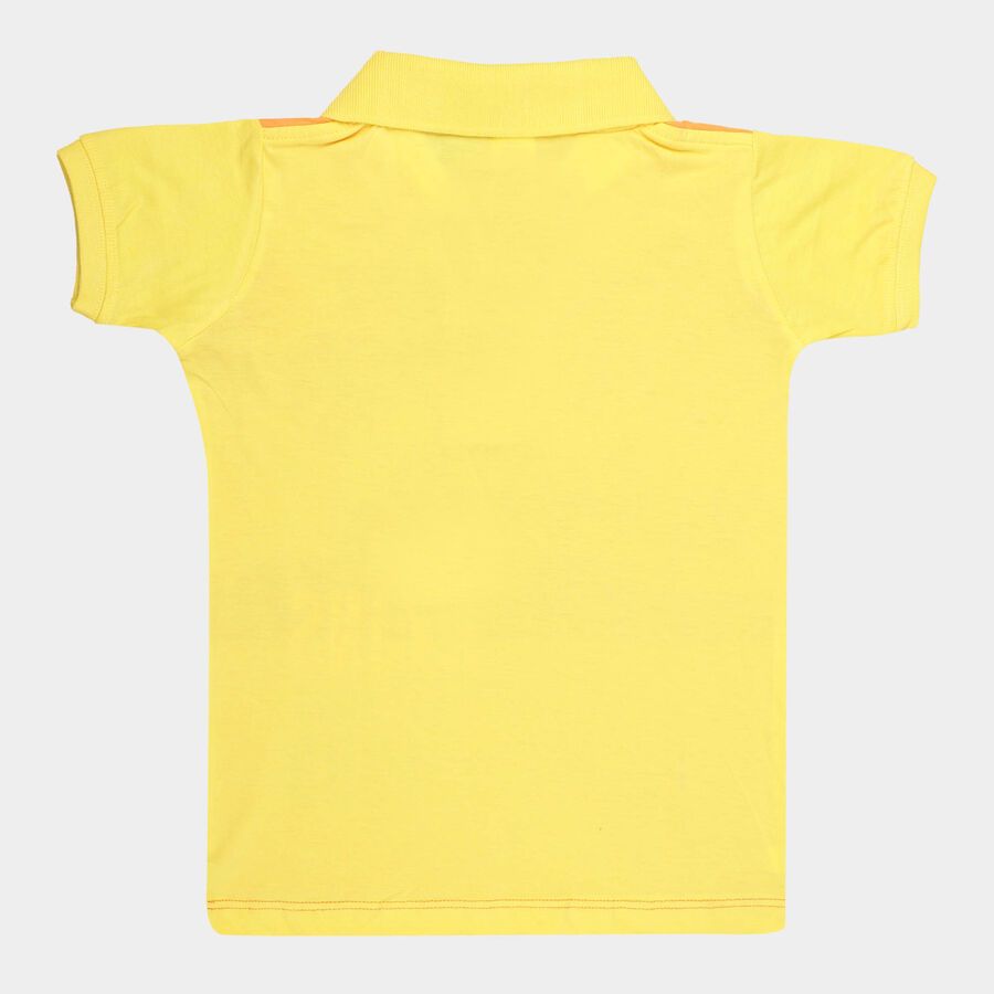 Boys Cotton T-Shirt, Orange, large image number null