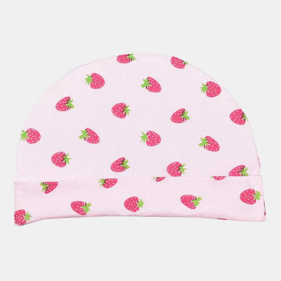 Infants Cotton Printed Baby Gift Set, Pink, large image number null