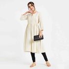 Printed Kurta, Off White, small image number null