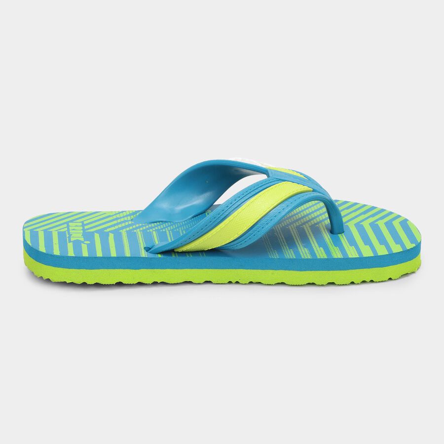 Boys' Slipper, Teal Blue, large image number null