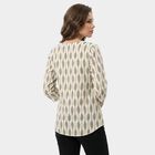 Women's White Kurti, ऑफ व्हाइट, small