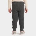Girls' Charcoal Long Johns Thermal, चारकोल, small