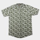 Boys Olive Green Cotton Short Sleeves Collar Regular Fit Shirt, ओलिव, small