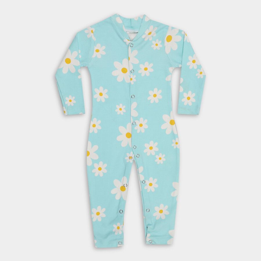 Infants' 100% Cotton Bodysuit , हल्का नीला, large image number null