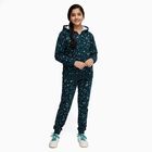 Girls' Sweatshirt, Dark Green, small image number null