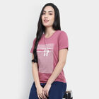 Round Neck T-Shirt, बैंगनी, small image number null