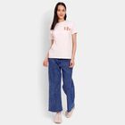 Ladies' Round Neck T-Shirt, Light Pink, small image number null