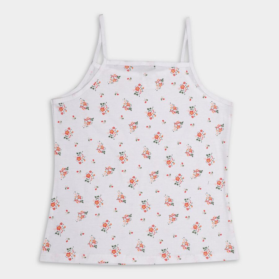 Girls' 100% Cotton Vest (Pack of 2), Pink, large image number null