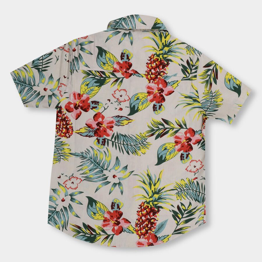Boys' 100% Cotton Casual Shirt , गहरा पीला, large image number null