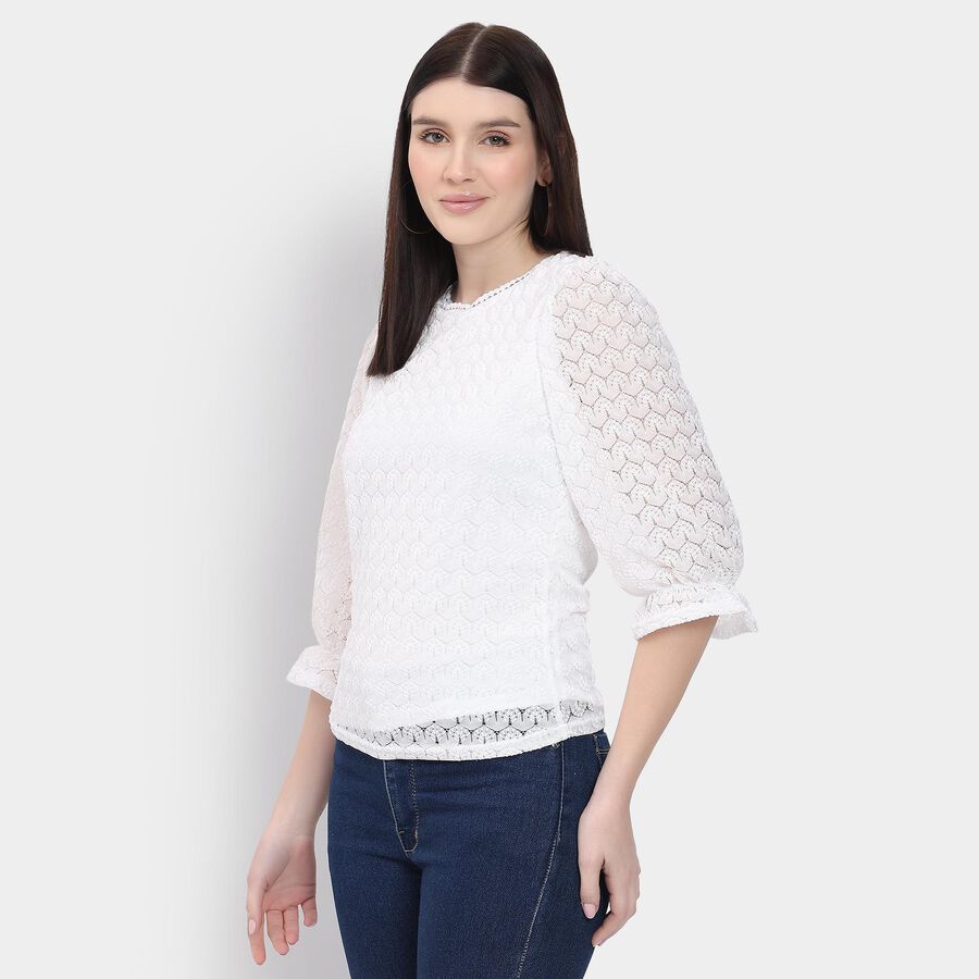Ladies' Top , Off White, large