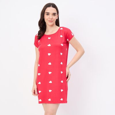 Women's Muted Charcoal Black Sleeveless Minimalist Nighty