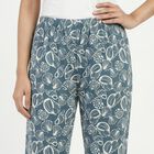 Women&rsquo;s Navy Blue Relaxed Fit Solid Pyjama, गहरा नीला, small