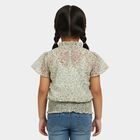 Girls' T-Shirt, गहरा पीला, small