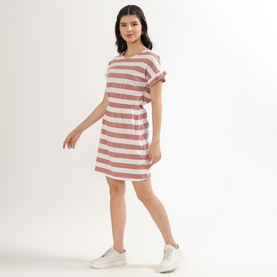 Ladies' A Line Dress , Pink, large image number null