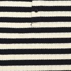 Boys' Navy Blue Polo Neck Striped Polo T-Shirt, Navy Blue, small
