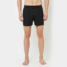 Cotton Printed Boxers, Black, small image number null