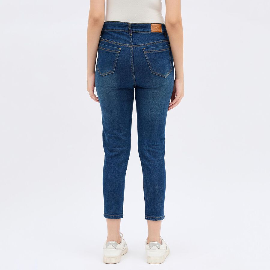 Ladies' Jeans, मध्यम नीला, large image number null