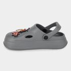 Boys Grey Slip-On Clogs Sandals, Grey, small