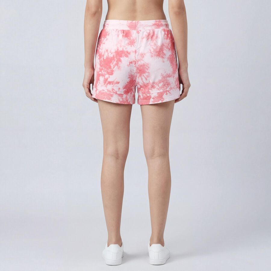 Women's Pink Regular Fit Drawstring Shorts, Pink, large