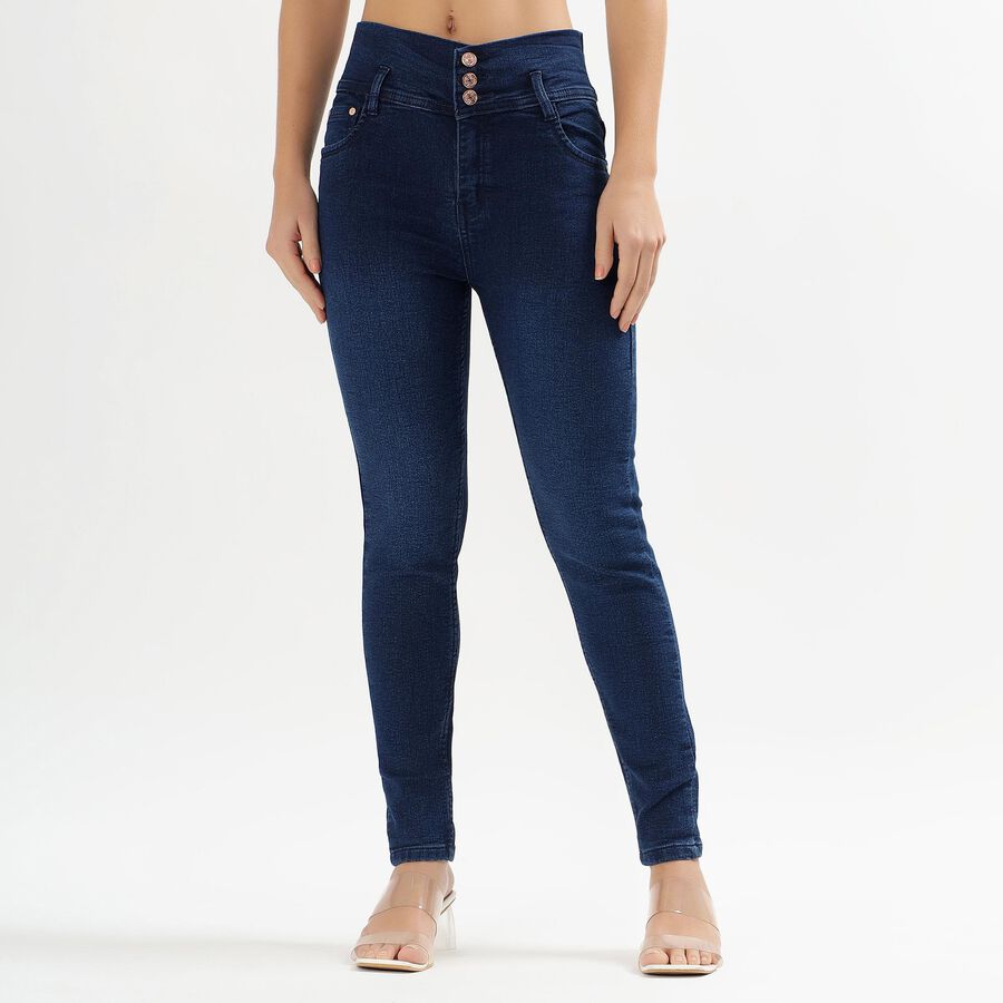 Ladies' Jeans, Mid Blue, large image number null