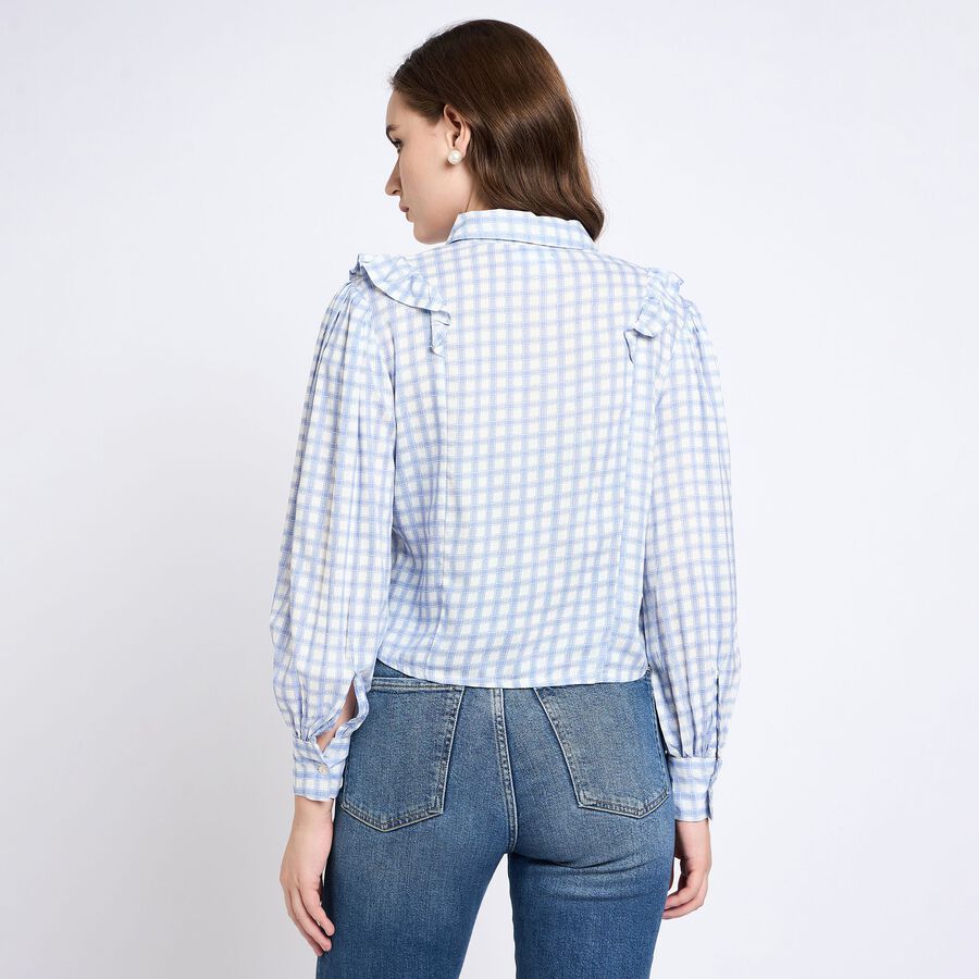 Ladies' Shirt, हल्का नीला, large image number null