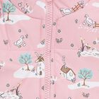 Infants Light Pink High Neck Casual Jacket, हल्का गुलाबी, small image number null