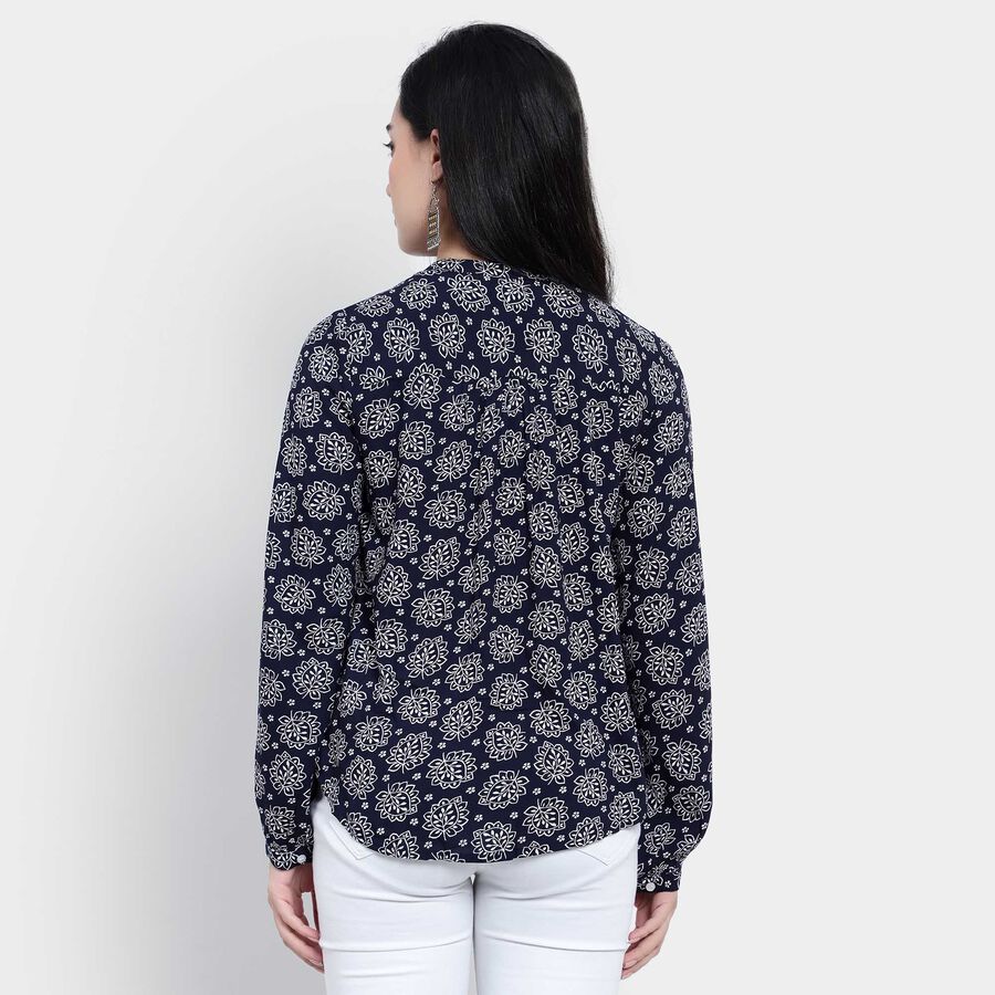 All Over Print Shirt, Navy Blue, large image number null