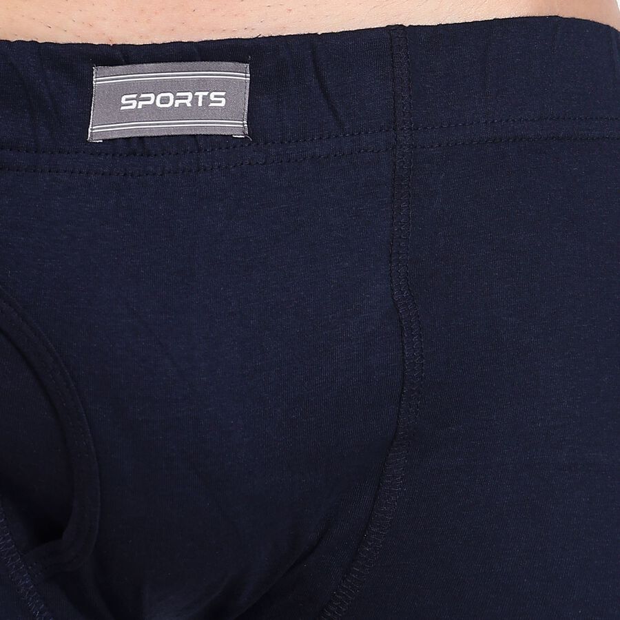 Men's 100% Cotton Trunks, नेवी ब्लू, large image number null