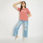 Ladies' Round Neck T-Shirt, हल्का गुलाबी, small image number null