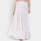 Ladies' Lehenga Skirt, Off White, small image number null