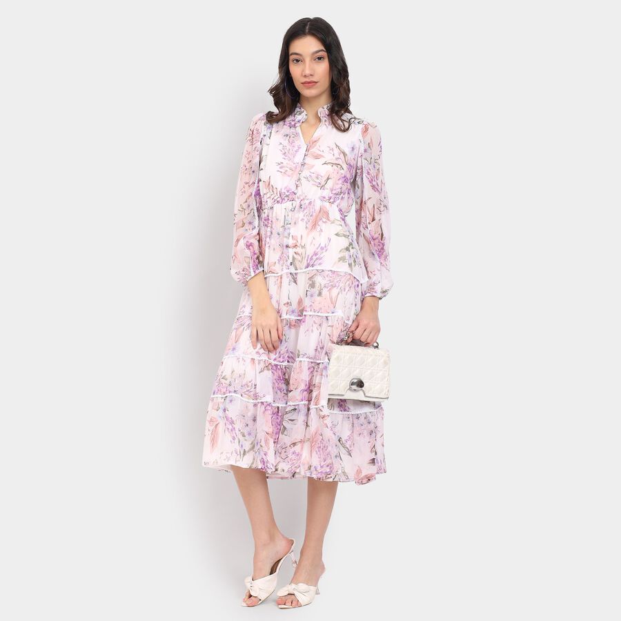 Ladies' Dress , Off White, large image number null