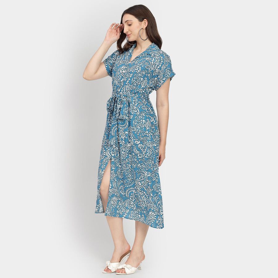 Ladies' Dress, Mid Blue, large image number null