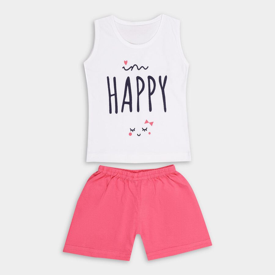 Infants' 100% Cotton Short Set , Pink, large image number null