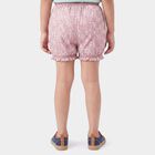 Girls Pink Regular Fit Floral Print Bloomer, Light Pink, small